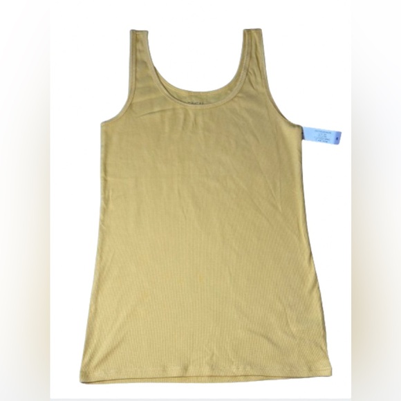 Mustard yellow TIME AND TRU tank top - Picture 1 of 3